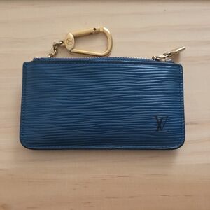 Louis Vuitton Blue Epi Key Clasp